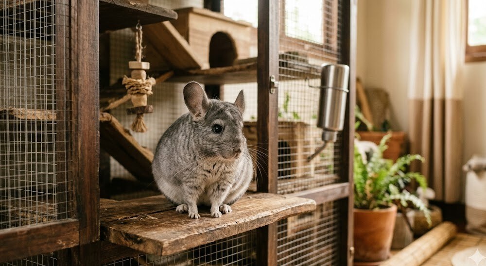 Memelihara Chinchilla untuk Pemilik Baru: Diet, Kandang Vertical, dan Suhu Indonesia