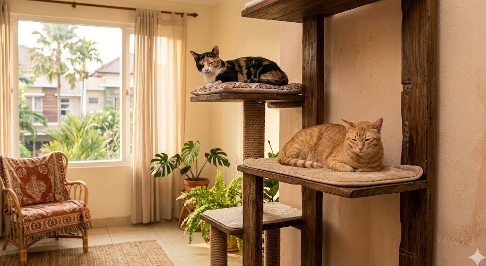 Rumah dengan Beberapa Kucing: Stress Reduction, Slow Introduction Protocol, dan Avoid Conflict