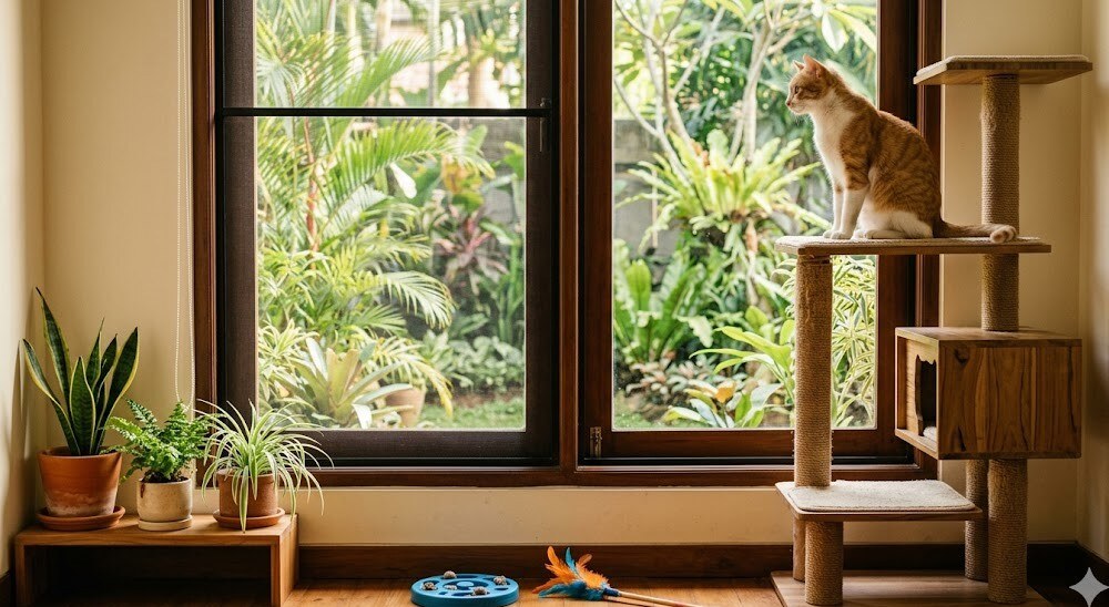 Transisi Kucing Outdoor ke Indoor Only: Step-by-Step + Cara Atasi Stress